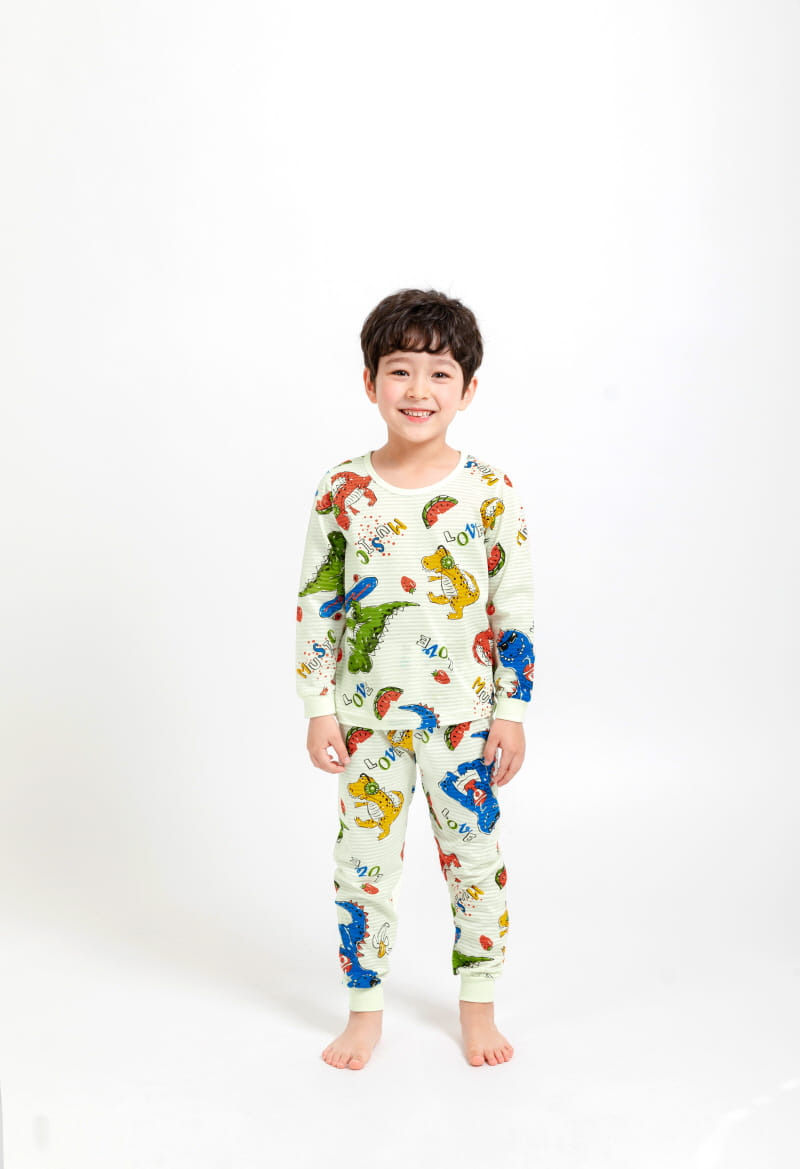 Mellis - Korean Children Fashion - #fashionkids - Board Dino Jacquard 9 Easywear