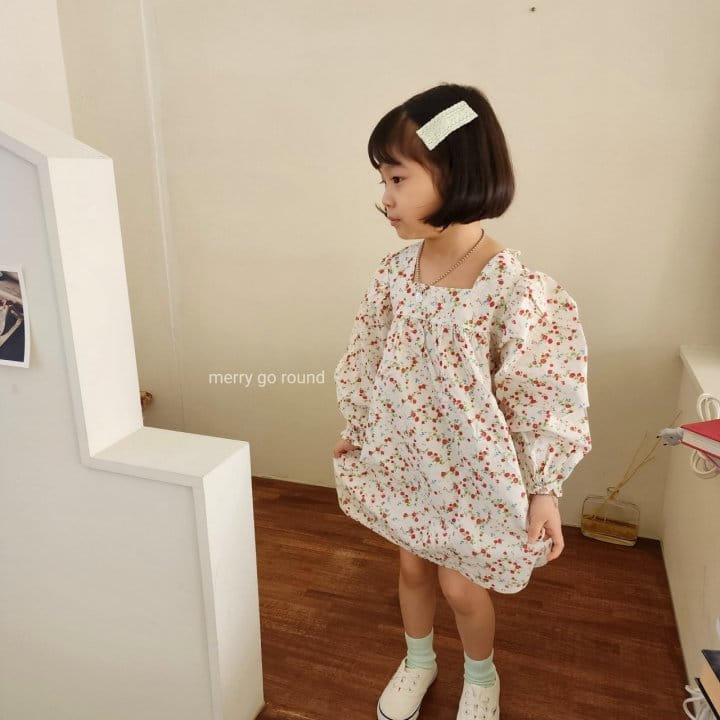 Merry Go Round - Korean Children Fashion - #Kfashion4kids - Mini Flower One-piece - 9