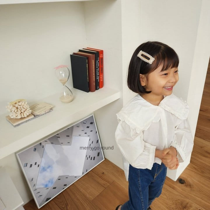 Merry Go Round - Korean Children Fashion - #Kfashion4kids - Frill Collar Blouse - 7