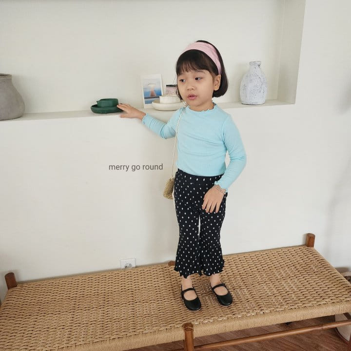 Merry Go Round - Korean Children Fashion - #childofig - Mini Rib Terry Tee - 11