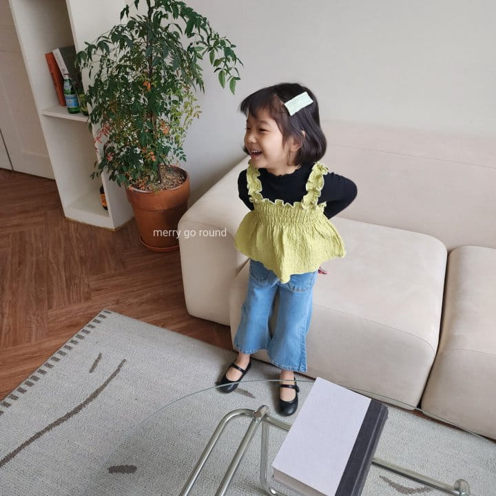 Merry Go Round - Korean Children Fashion - #childrensboutique - Smocked Sleeveless - 5