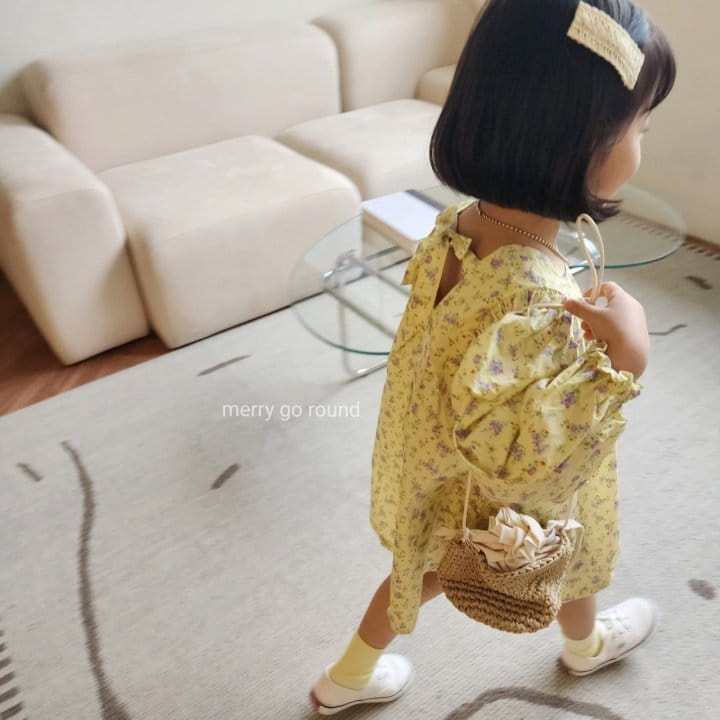 Merry Go Round - Korean Children Fashion - #childrensboutique - Mini Flower One-piece - 2