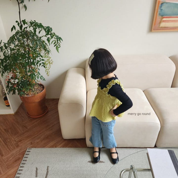 Merry Go Round - Korean Children Fashion - #designkidswear - Smocked Sleeveless - 6