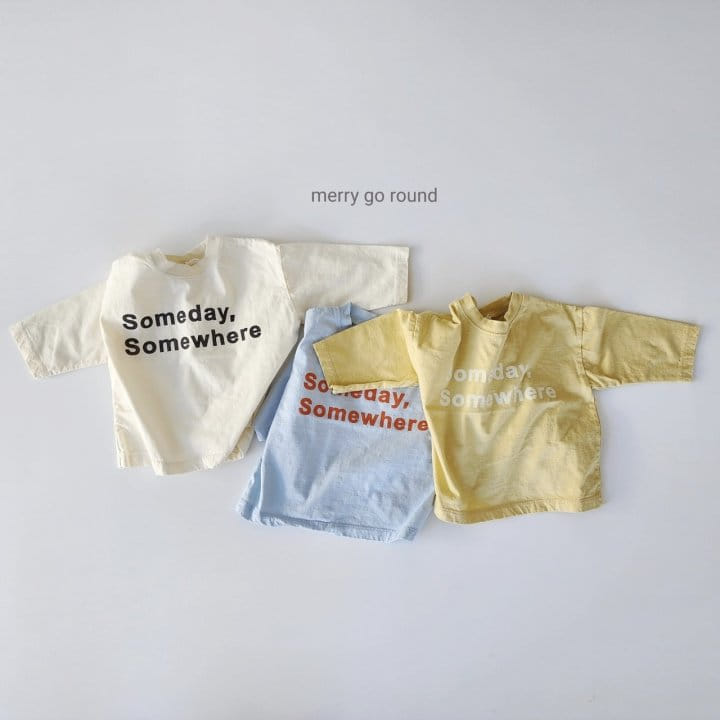 Merry Go Round - Korean Children Fashion - #designkidswear - Someday Tee - 11