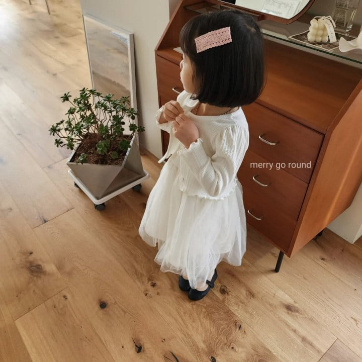 Merry Go Round - Korean Children Fashion - #kidsshorts - Pastel Cardigan - 8