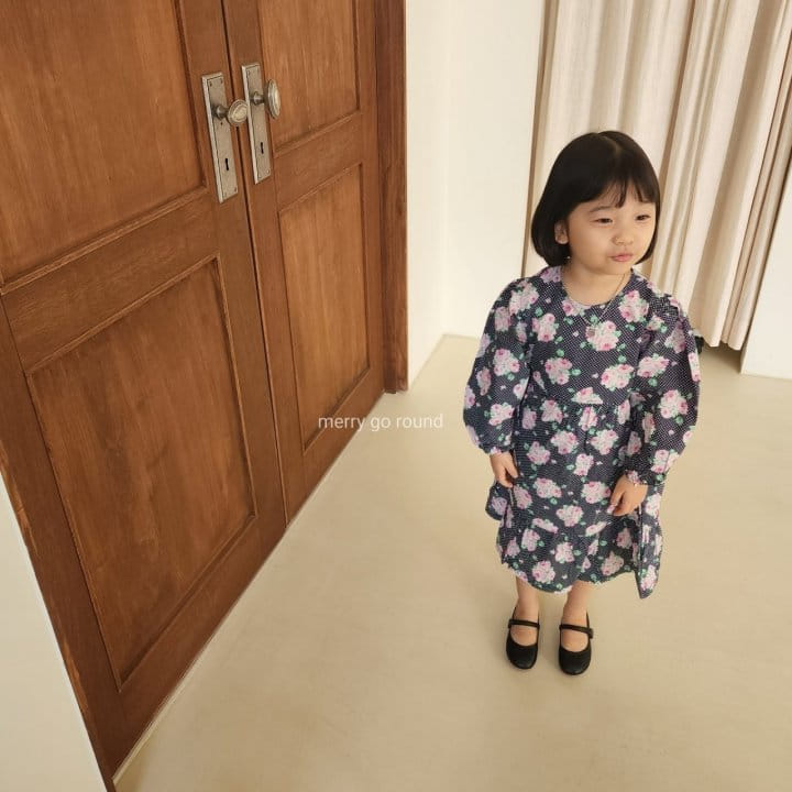 Merry Go Round - Korean Children Fashion - #littlefashionista - Rose One-piece - 6