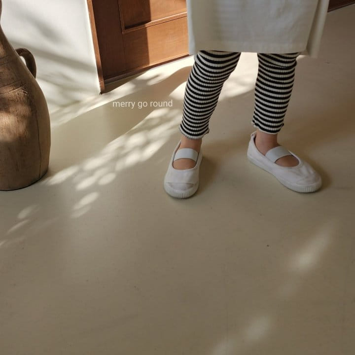 Merry Go Round - Korean Children Fashion - #littlefashionista - Stripes Leggings