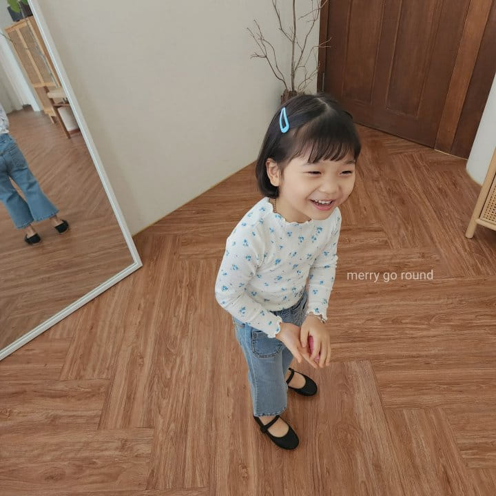 Merry Go Round - Korean Children Fashion - #Kfashion4kids - Mini Rib Terry Tee - 4