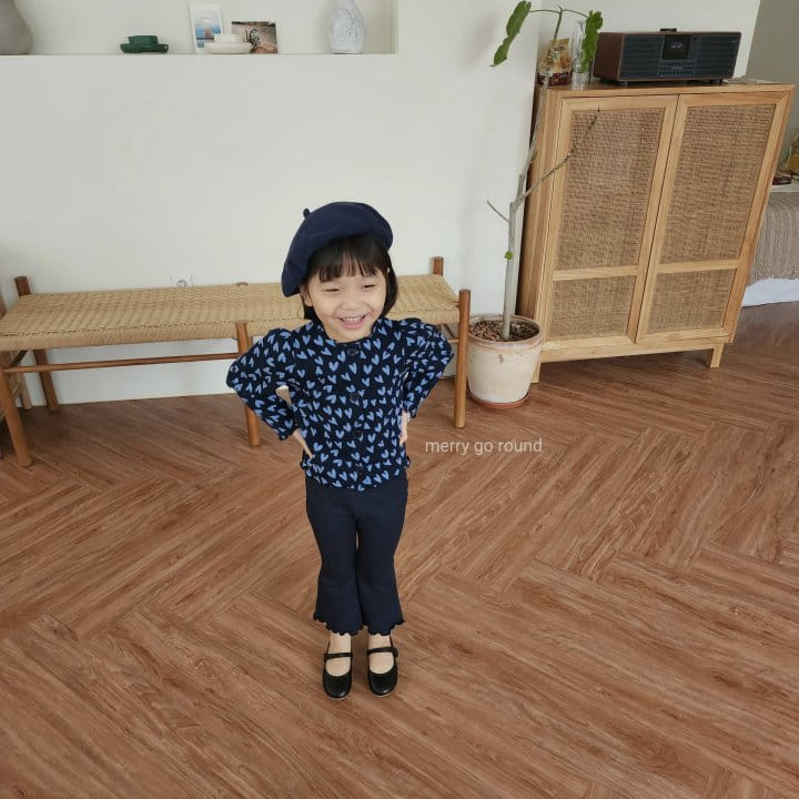 Merry Go Round - Korean Children Fashion - #minifashionista - Heart Cardigan - 3