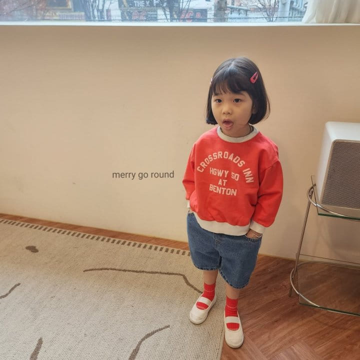 Merry Go Round - Korean Children Fashion - #minifashionista - Road Sweatshirt - 2