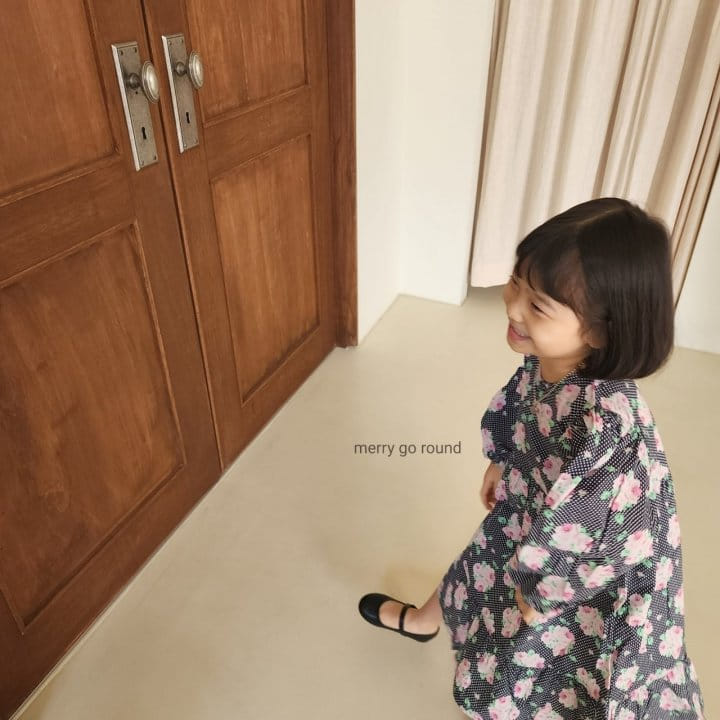 Merry Go Round - Korean Children Fashion - #minifashionista - Rose One-piece - 8
