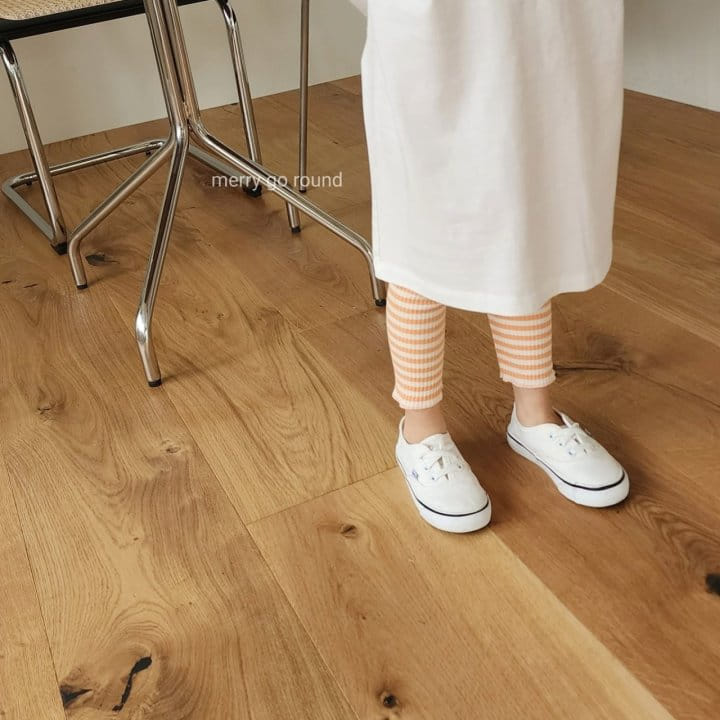 Merry Go Round - Korean Children Fashion - #minifashionista - Stripes Leggings - 3
