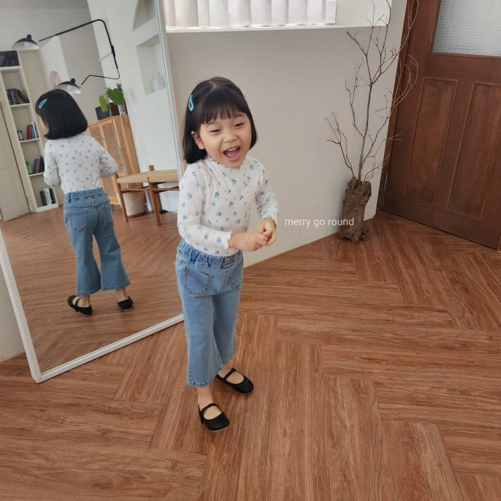 Merry Go Round - Korean Children Fashion - #minifashionista - Mini Rib Terry Tee - 6
