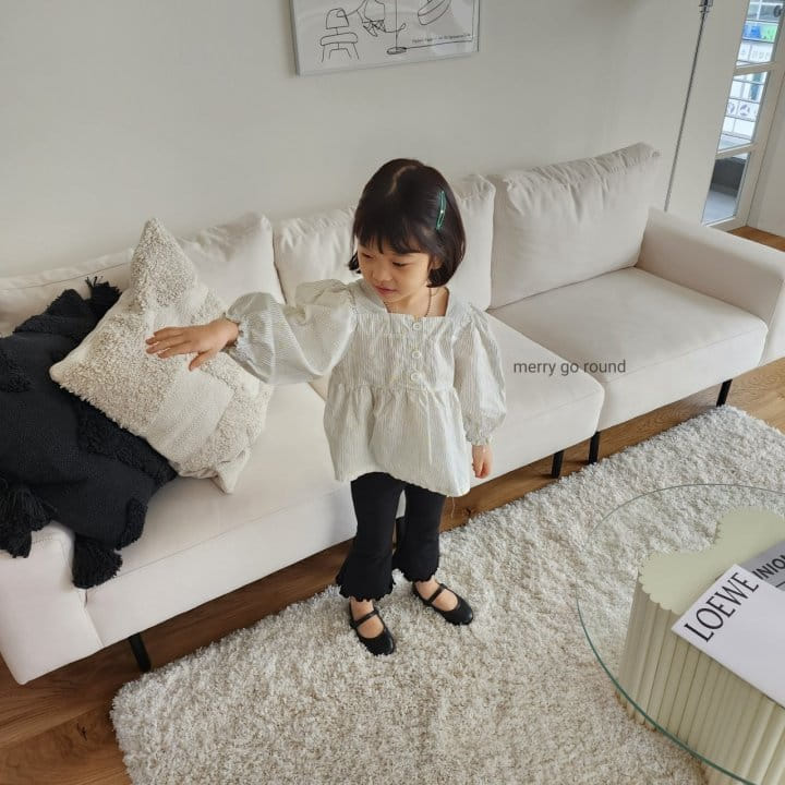 Merry Go Round - Korean Children Fashion - #prettylittlegirls - Square Blouse - 8
