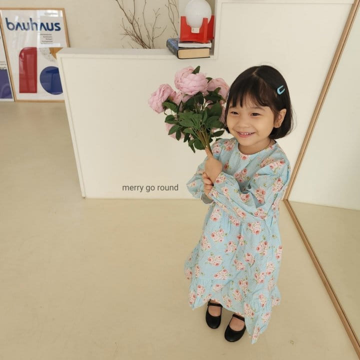 Merry Go Round - Korean Children Fashion - #stylishchildhood - Rose One-piece - 12