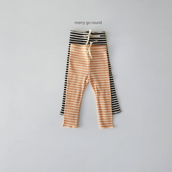 Merry Go Round - Korean Children Fashion - #stylishchildhood - Stripes Leggings - 7