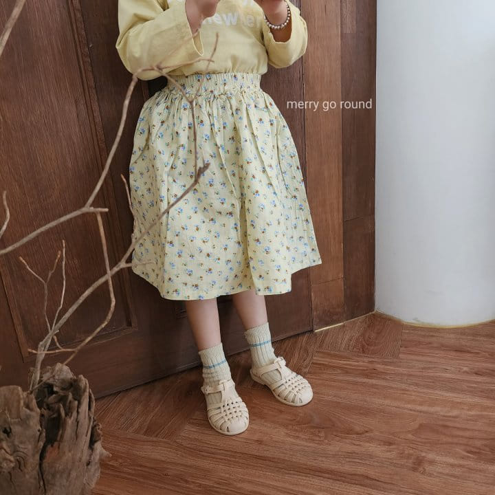 Merry Go Round - Korean Children Fashion - #todddlerfashion - Co Skirt - 2