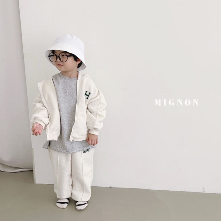 Mignon - Korean Children Fashion - #designkidswear - H Hoody Zip-up - 5