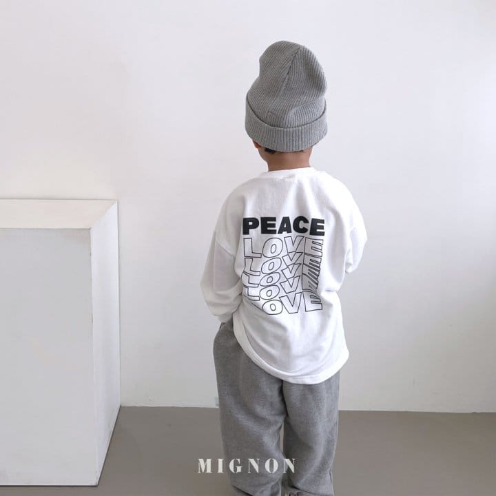 Mignon - Korean Children Fashion - #designkidswear - Peace Tee