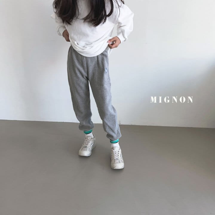 Mignon - Korean Children Fashion - #fashionkids - Sasun Waffle Pants - 6