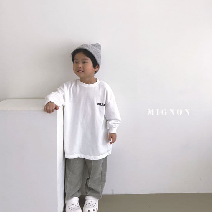 Mignon - Korean Children Fashion - #fashionkids - Peace Tee - 4