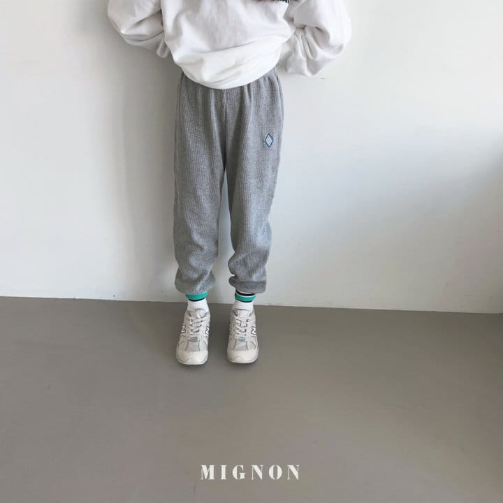 Mignon - Korean Children Fashion - #kidsstore - Sasun Waffle Pants - 8