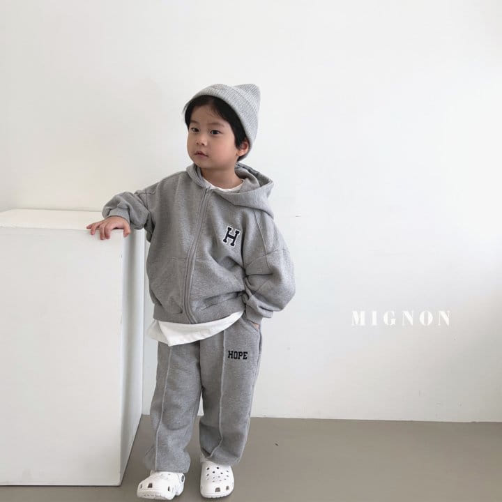 Mignon - Korean Children Fashion - #kidzfashiontrend - H Hoody Zip-up - 10