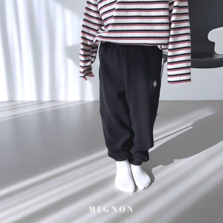 Mignon - Korean Children Fashion - #kidzfashiontrend - Sasun Waffle Pants - 9