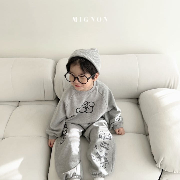 Mignon - Korean Children Fashion - #magicofchildhood - Kid Top Bottom Set