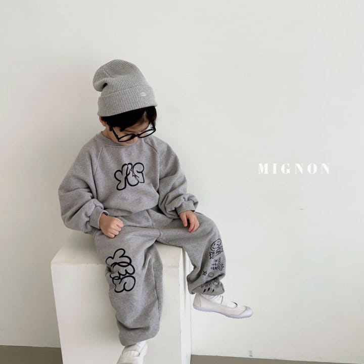 Mignon - Korean Children Fashion - #minifashionista - Kid Top Bottom Set - 2