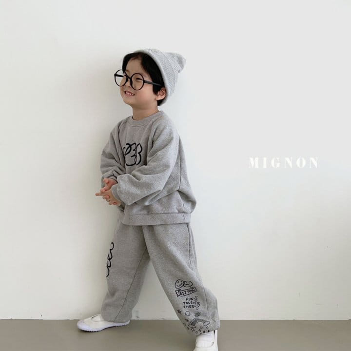 Mignon - Korean Children Fashion - #prettylittlegirls - Kid Top Bottom Set - 3
