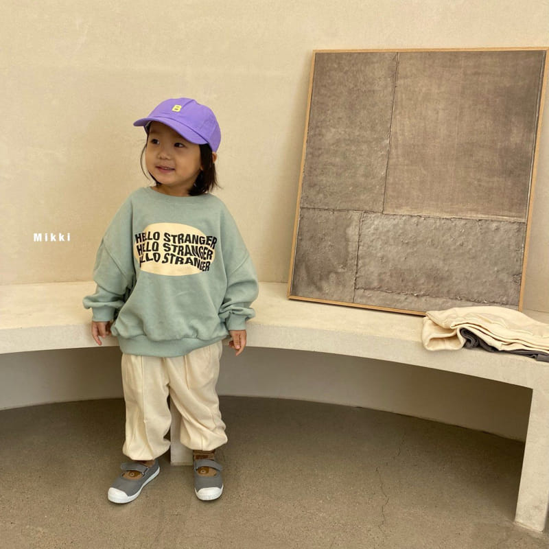 Mikki - Korean Children Fashion - #designkidswear - Spring Hello Sweatshirt - 11