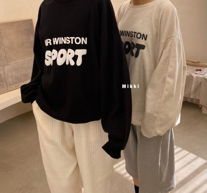 Mikki - Korean Children Fashion - #designkidswear - Spring Mr Sweatshirt with Mom - 10