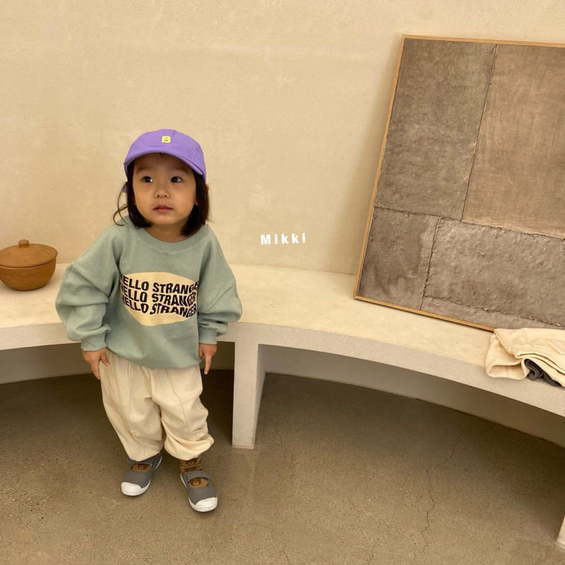 Mikki - Korean Children Fashion - #kidzfashiontrend - Spring Hello Sweatshirt - 2