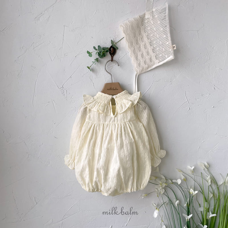 Milk Balm - Korean Baby Fashion - #babyoninstagram - A Frill Bodysuit - 5