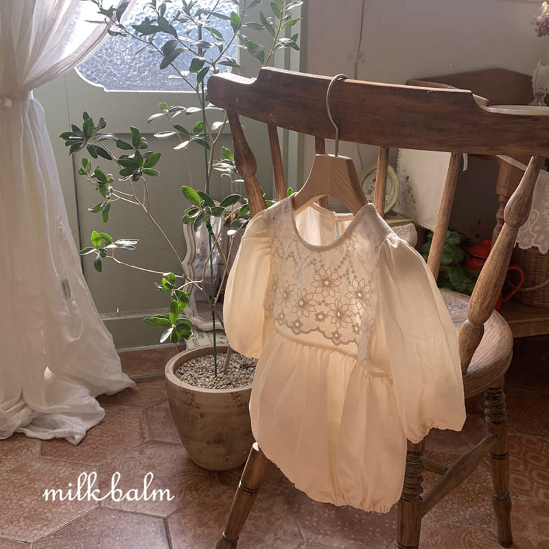 Milk Balm - Korean Baby Fashion - #babyootd - Swan Bodysuit - 2