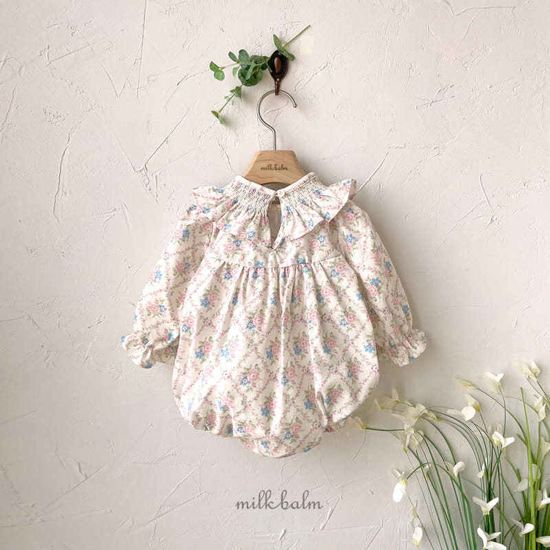 Milk Balm - Korean Baby Fashion - #babyoutfit - A Frill Bodysuit - 7