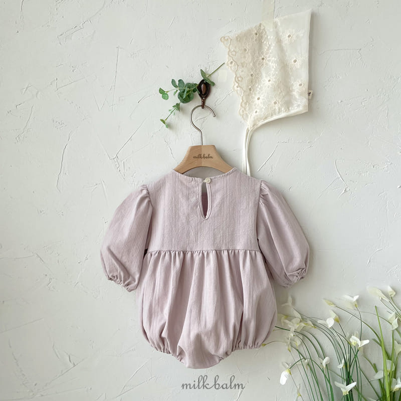 Milk Balm - Korean Baby Fashion - #babyoutfit - Swan Bodysuit - 3