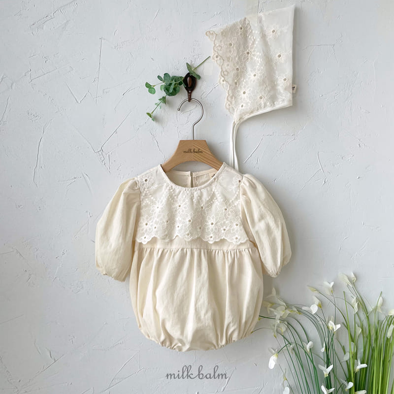 Milk Balm - Korean Baby Fashion - #babyoutfit - Swan Bodysuit - 4
