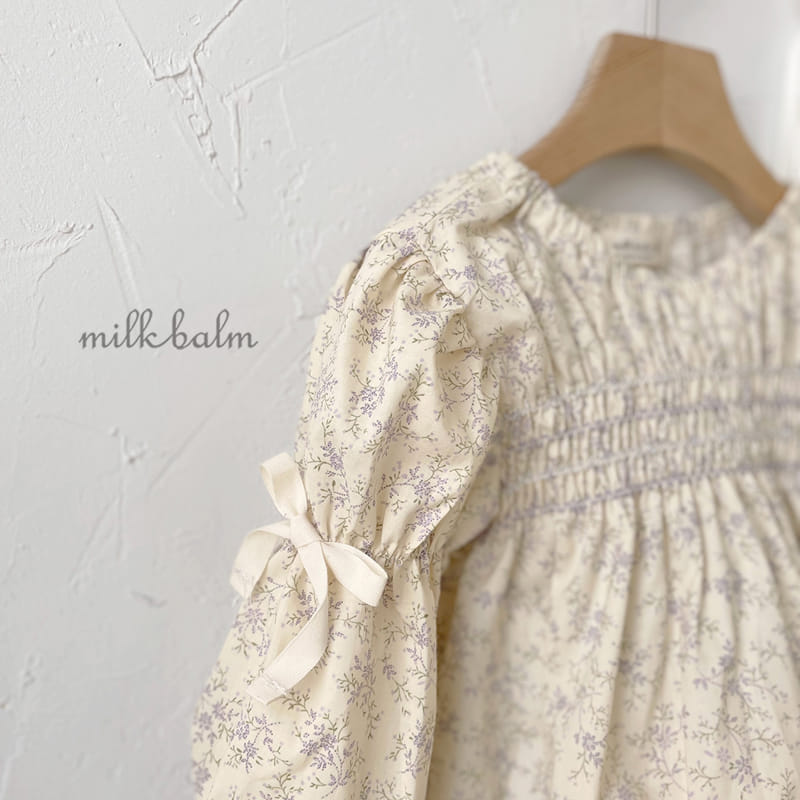 Milk Balm - Korean Baby Fashion - #babywear - Bella Smocking Bodysuit - 11