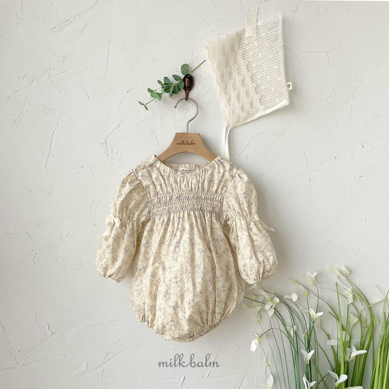Milk Balm - Korean Baby Fashion - #onlinebabyboutique - Bella Smocking Bodysuit - 12