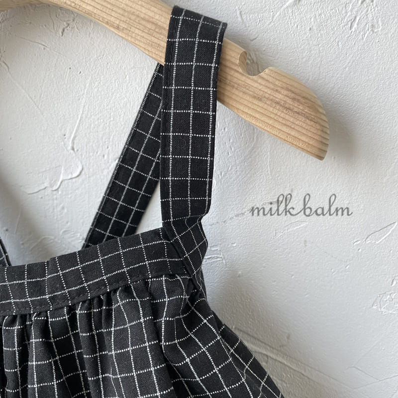 Milk Balm - Korean Children Fashion - #designkidswear - Swan Dungarees Skirt - 10