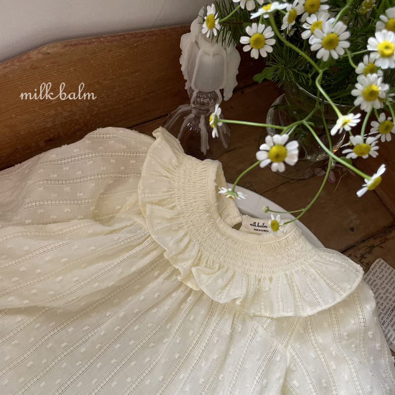 Milk Balm - Korean Children Fashion - #discoveringself - A Frill Blouse - 3
