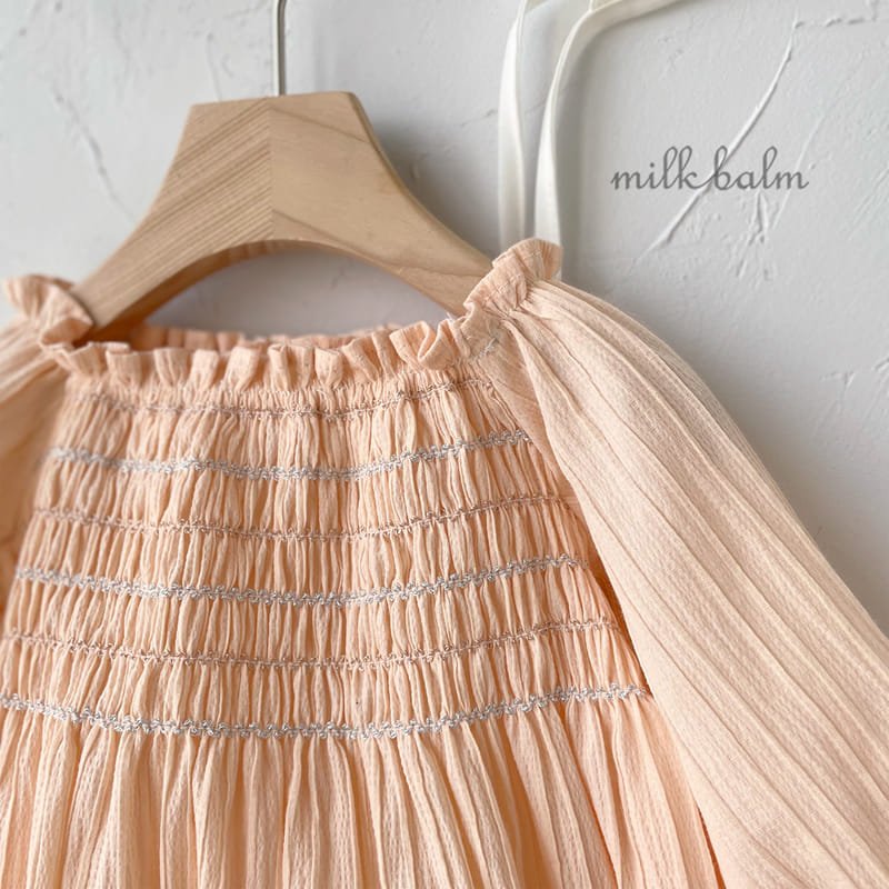 Milk Balm - Korean Children Fashion - #kidzfashiontrend - Bella Smocking One-piece - 9