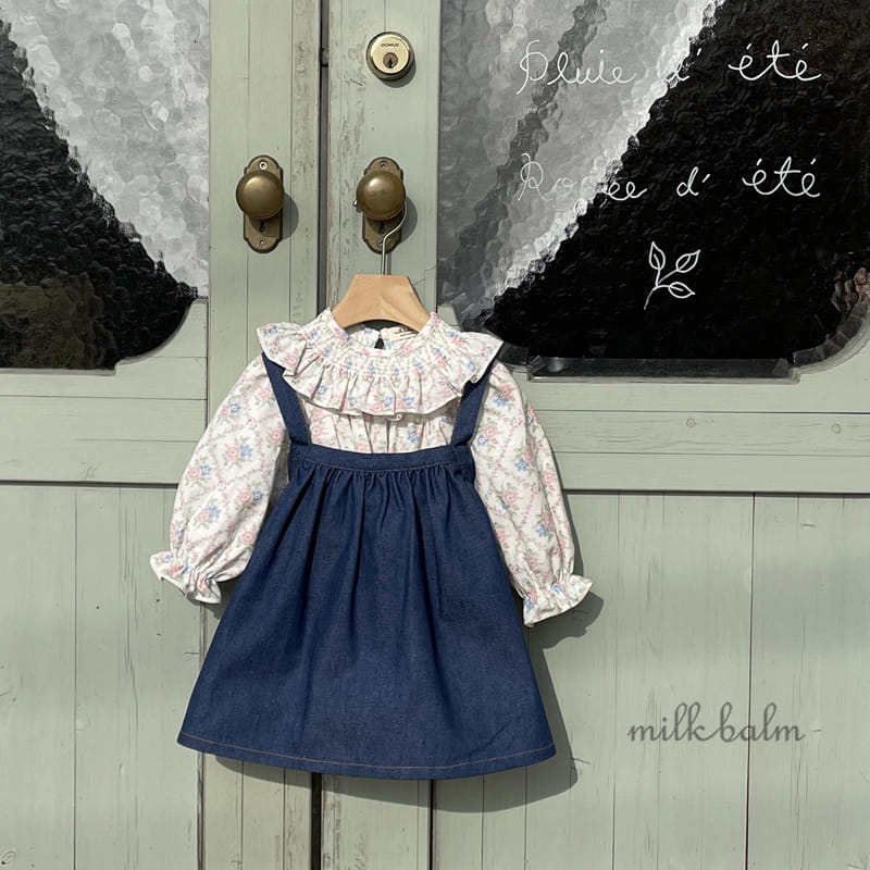 Milk Balm - Korean Children Fashion - #magicofchildhood - Swan Dungarees Skirt - 2