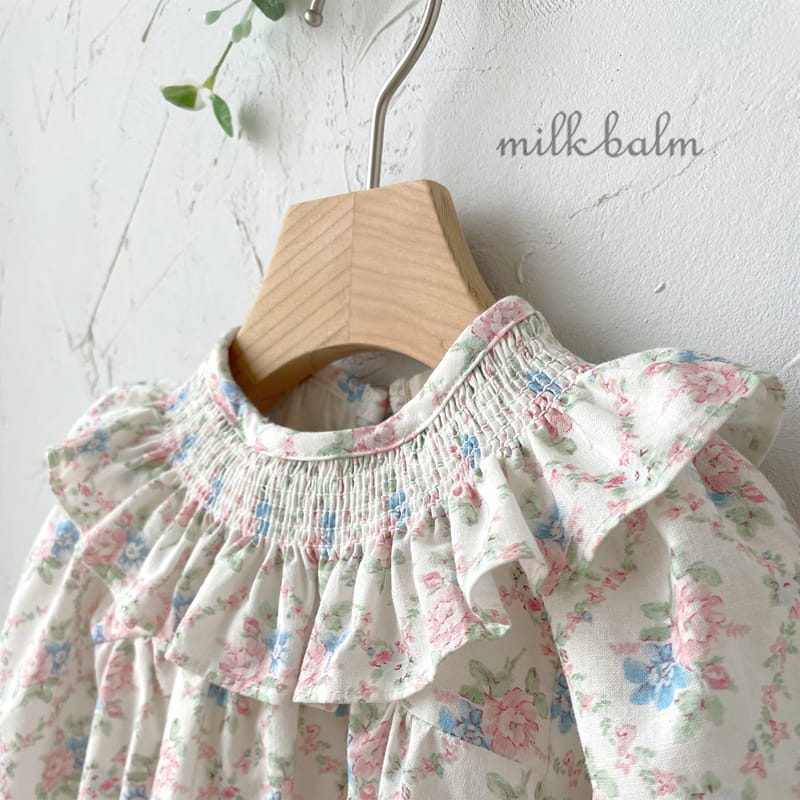 Milk Balm - Korean Children Fashion - #minifashionista - A Frill Blouse - 11
