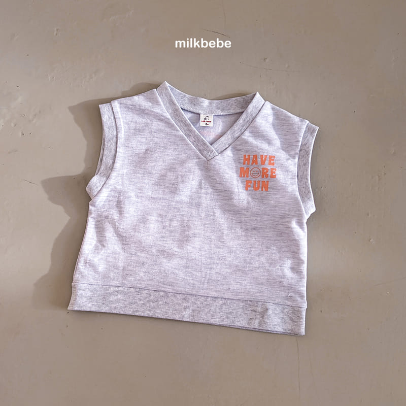 Milk Bebe - Korean Children Fashion - #Kfashion4kids - Smile Vest - 6