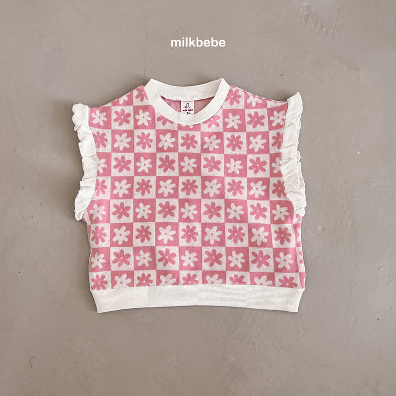 Milk Bebe - Korean Children Fashion - #childofig - Daisy Vest - 2
