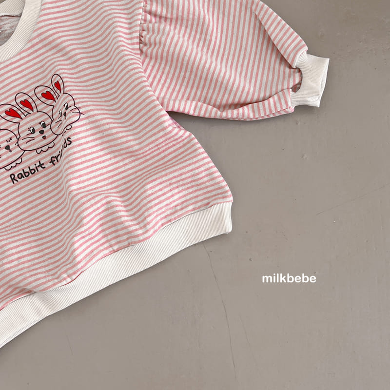Milk Bebe - Korean Children Fashion - #designkidswear - Rabbit Tee - 8