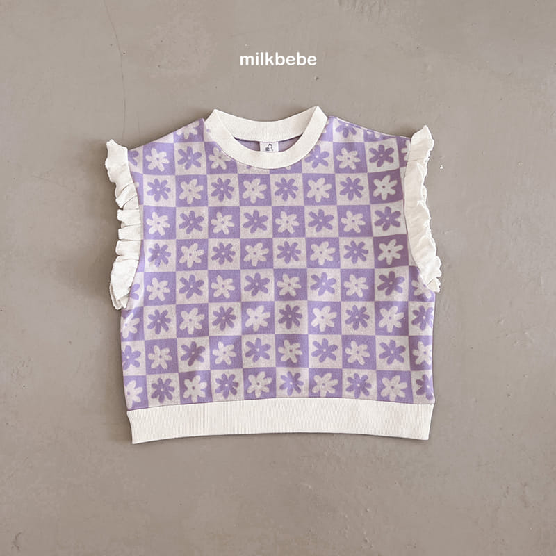 Milk Bebe - Korean Children Fashion - #discoveringself - Daisy Vest - 5